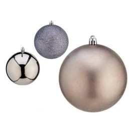 Bolas de Navidad Ø 10 cm 6 Unidades Plateado Plástico Precio: 4.49999968. SKU: B12BMNGCMB