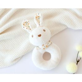KioKids Sonajero Peluche Conejo Blanco Suave Poliéster para Bebés +0 Meses | Juguete de Estimulación Sensorial Auditiva y Coordinación Ojo-Mano Precio: 7.49999987. SKU: B1JVVBQJFR