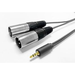 Vivolink Cable de Audio 3.5mm Minijack a 2 XLR Macho, 2m, Cobre Puro, Blindaje Aluminio, Conectores Dorados Precio: 12.68999963. SKU: B1K3SXZ2GP
