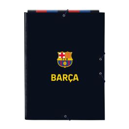 Carpeta F.C. Barcelona Granate Azul marino A4 (26 x 33.5 x 2.5 cm)