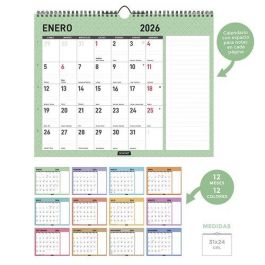 Calendario (2026) Senfort Pared Diamante Apaisado Mensual Para Escribir 310X240 Calendario (2026) Senfort Pared Diamante Apaisado Mensual Para Escribir 310X240 Precio: 6.95000042. SKU: B1G3YGHYME
