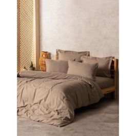 Juego de cama - 1 funda nórdica 220x240 cm + 2 fundas de almohada 60x60 cm - 100% algodón - Visón Precio: 56.10528. SKU: B15DXMDJ6A