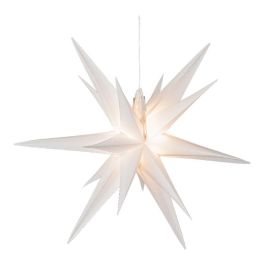 Estrella blanca iluminada ø40x40cm 6 leds