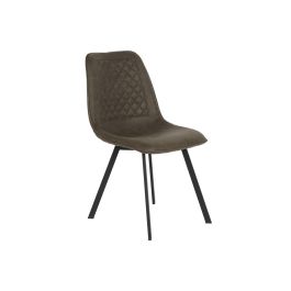 Silla DKD Home Decor Negro Gris Metal Poliuretano 63 x 49 x 85 cm 49 x 59 x 87 cm Precio: 67.50000004. SKU: B12Q33C2HZ