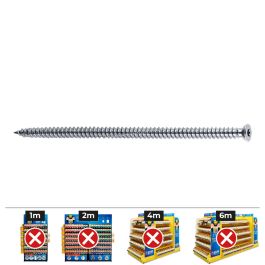 Caja 100 unidades. tornillo de premarcos fbs 7,5-62 avellanado, cincado Caja 100 unidades. tornillo de premarcos fbs 7,5-62 avellanado, cincado