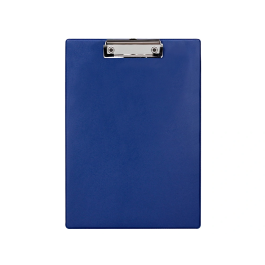 Q-connect Portanotas Plástico Reciclado DIN A4 Azul Grosor 2,1 mm