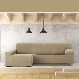 Funda para chaise longue de brazo largo izquierdo Eysa JAZ Beige 180 x 120 x 360 cm