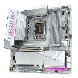 Gigabyte B860M AORUS ELITE WF6E ICE Placa base Intel B860 LGA 1851 DDR5 Wi-Fi 6E Micro ATX