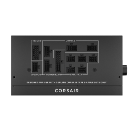 Corsair Fuente de Alimentación RM1000X SHIFT 1000W 80+ Gold Modular ATX 3.1 PCIE 5.1 CP-9020300-EU