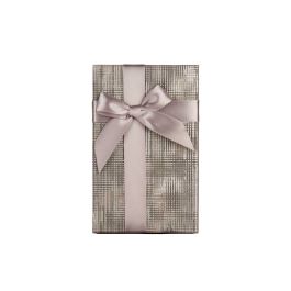 Set 3 Cajas de Cartón Rectangulares Antracita con Rayas y Lazo Pincello 23x10x16 cm (12 Unidades) Set 3 Cajas de Cartón Rectangulares Antracita con Rayas y Lazo Pincello 23x10x16 cm (12 Unidades)