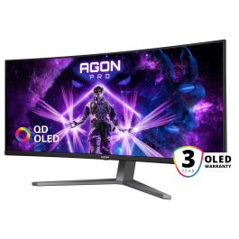 AOC AGON PRO AG346UCD Monitor Curvo 34" 3440x1440 QD-OLED 175Hz 0,03ms HDR400 True Black