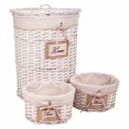 Juego de Cestos Alexandra House Living Blanco Mimbre Madera de sauce 44 x 58 x 44 cm 29 x 19 x 29 cm 3 Piezas Precio: 95.5000002. SKU: B1C5HWA6WS