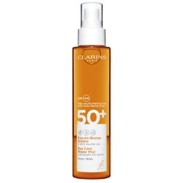 Clarins Agua Solar en Bruma SPF50 150 mL - Protección Alta e Hidratación con Acabado Seco para Cuerpo y Cabello Precio: 25.4999998. SKU: SLC-77712