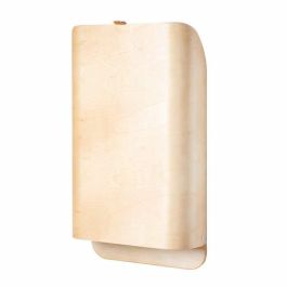 Roba ROB1687331495553 Cambiador de Pared Plegable con Estantes Integrados Madera Natural Diseño Minimalista