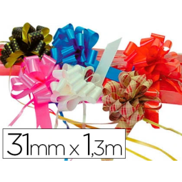 Eurocinsa Cinta para Lazos Rojo 130 cm x 31 mm Polipropileno para Regalos Precio: 18.69000001. SKU: B1EWY32PA3