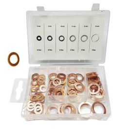 Benson Set de 80 Arandelas de Cobre Varios Tamaños 6, 8, 10, 11, 12, 16mm Precio: 15.49999957. SKU: S7900470