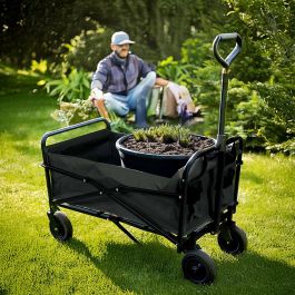 Je cherche une Idee Carro Plegable de Carga 65 Kg para Jardín, Diseño Compacto, Tela Poliéster Resistente y Fácil de Limpiar Je cherche une Idee Carro Plegable de Carga 65 Kg para Jardín, Diseño Compacto, Tela Poliéster Resistente y Fácil de Limpiar
