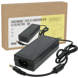 BX3 Light Transformador LED 60W 230VAC/12VDC IP20, Fuente de Alimentación 12V 5A para Tiras LED, Luminarias MR16/G4, Interior