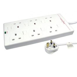 MicroConnect Regleta de Alimentación Reino Unido 6 Vías con Interruptores Individuales y Cable de 2m Precio: 24.50000014. SKU: B17SBQ33NT