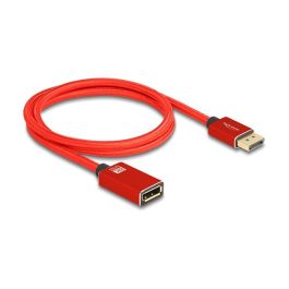 DeLOCK 81081 Cable de extensión DisplayPort 8K (7680x4320) 60 Hz 240 Hz HDR 1 m Macho a Hembra, Rojo, Metálico, DisplayPort 1.4, DSC 1.2 Precio: 29.49999965. SKU: B1274BA9NW