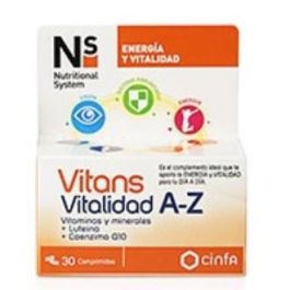 Ns Vitans Vitalidad A-Z 30 Comp Precio: 14.4999998. SKU: B19FEVKS54
