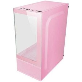 Mars Gaming MCSEP Caja Gaming Minitorre MC-SE Rosa con Módulo AirTech Mesh y Doble Cristal Templado para Placas Micro ATX/Mini-ITX