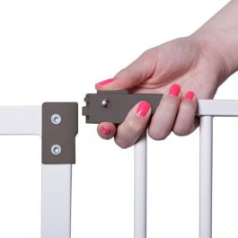 Dreambaby Barrera de seguridad Liberty Extra grande a presión para niños - Fácil instalación, 99-105.5 cm ancho x 75 cm alto - Blanca Dreambaby Barrera de seguridad Liberty Extra grande a presión para niños - Fácil instalación, 99-105.5 cm ancho x 75 cm alto - Blanca