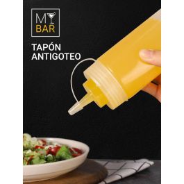 My Bar Botella Dosificadora 490 Ml con Dimensiones 7 Cm Ancho x 19.8 Cm Alto x 7 Cm Largo