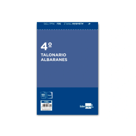 Liderpapel T315 Talonario Albarán Cuarto Original con 2 Copias Natural 144x210mm