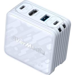 Cargador GaN - AVERMEDIA - 100W con captura de vídeo FHD GC313Pro Blanco