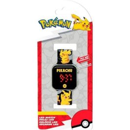 Pokemon Reloj LED Digital para Niños y Niñas, con Pantalla Luminosa, Ideal para Edad Mínima 3 Años