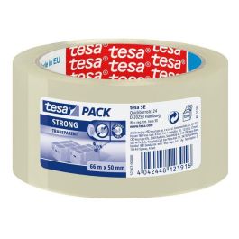 Tesa tesapack Strong Cinta de Embalar de Polipropileno, Transparente, 66 m x 50 mm, Resistente UV, Bajo Ruido para Embalaje Seguro Precio: 4.49999968. SKU: B15DAYDZQD
