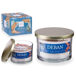 Vela en Vaso con Tapa Dorada Nenúfar e Higo Dulce - Acorde 12.5x8.6x12.5 cm (6 Unidades) Precio: 34.59000017. SKU: B1J3K4XKSM