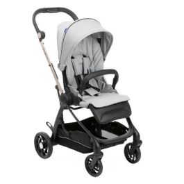 Chicco CHI8058664158256 Cochecito compacto urbano One4Ever Silverleaf Unisex, apto desde el nacimiento, color gris.