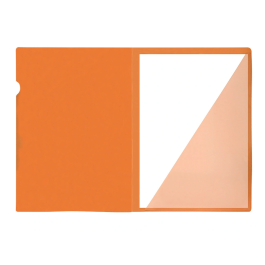 Liderpapel Carpeta Dossier Uñero A4 Naranja Fluor Opaco Polipropileno