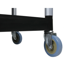 Q-connect Carro de Servicio Multifuncional con 3 Estantes de Polipropileno 830x420x970 mm