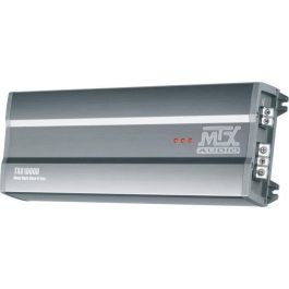 MTX TX81000D Amplificador Monobloque de Sonido para Coche 12V Clase-D 1000W RMS para Graves Profundos con Filtros Activos