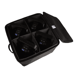 Funda Reforzada Para 4X Par 64 Led "Gator Nylon" - Con Ruedas