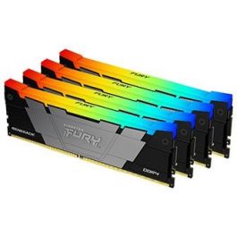 Kingston FURY Renegade RGB 3600MT/s DDR4 CL16DIMM Kit of41Gx8: Memoria RAM 64GB (4x16GB) DDR4 3600 MT/s CL16 para PC