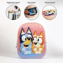 Mochila infantil 3D bluey 25.0 x 31.0 x 10.0 cm Mochila infantil 3D bluey 25.0 x 31.0 x 10.0 cm
