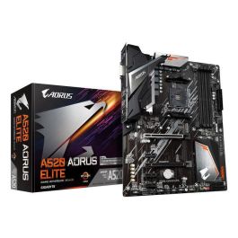 Gigabyte A520 AORUS ELITE Motherboard - Supports AMD Ryzen 5000 Series AM4 CPUs, 5+3 Phases Pure Digital VRM, up to 4733MHz DDR4 (OC), PCIe 3.0 x4 M.2, GbE LAN, USB 3.2 Gen2