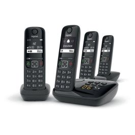 Teléfono fijo GIGASET AS690 A Quattro Negro Teléfono fijo GIGASET AS690 A Quattro Negro