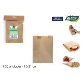 Bolsas Kraft reutilizables para alimentos, 20 unidades - Algon (24 Unidades) Precio: 20.50000029. SKU: B1FKQQ93GS