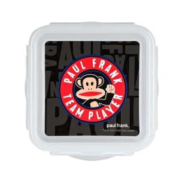 Fiambrera Paul Frank Team player Poliuretano Negro (13 x 7.5 x 13 cm)