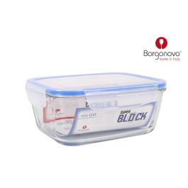 Borgonovo Tarro Hermetico Rectangular Colección Superblock 21 x 16 cm (6 Unidades) Precio: 51.59000044. SKU: B1ADEYBRLC