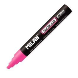 Milan Rotulador Borrable Fluoglass Fucsia para Cristales y Superficies Impermeables Precio: 2.50000036. SKU: B159JSVEC4