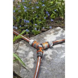 Gardena 18287-20 Kit de derivación para ramal de manguera 13mm (1/2'') y 15mm (5/8''), 3 conectores de riego, conector en Y Gardena 18287-20 Kit de derivación para ramal de manguera 13mm (1/2'') y 15mm (5/8''), 3 conectores de riego, conector en Y