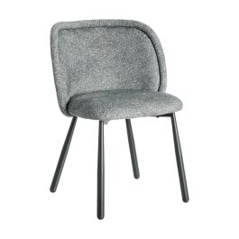 Silla Jaspeado Verde Tejido-Metal 56 X 56 X 78 cm