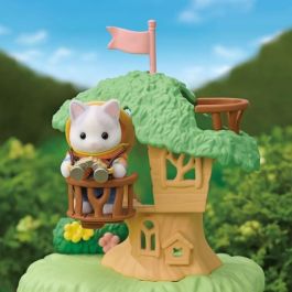 Sylvanian Families SYL5054131057636 Figuras Articuladas Hijo y Bebé Gato Latte Aventura en el Bosque Secreto