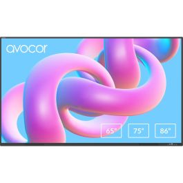 AVOCOR AVS-7510 Pantalla Interactiva Táctil S-Series 75'' 4K UHD IR LED, 3xHDMI, VGA, 3xUSB, Android 13